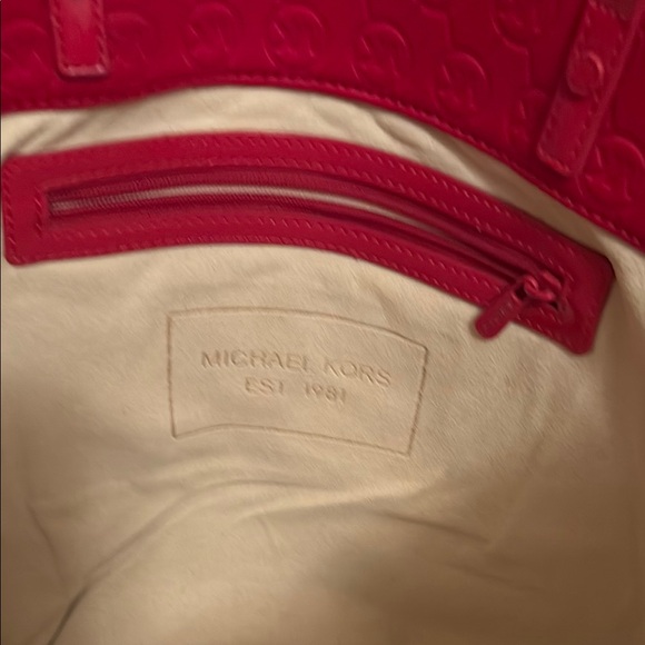 Michael Kors red Neoprene Tote bag Jet Set Neoprene - Picture 4 of 6